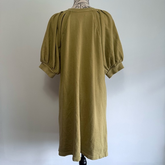 🎄 5/$25 Universal Thread Olive Green Midi Dress Size Large - Picture 3 of 7